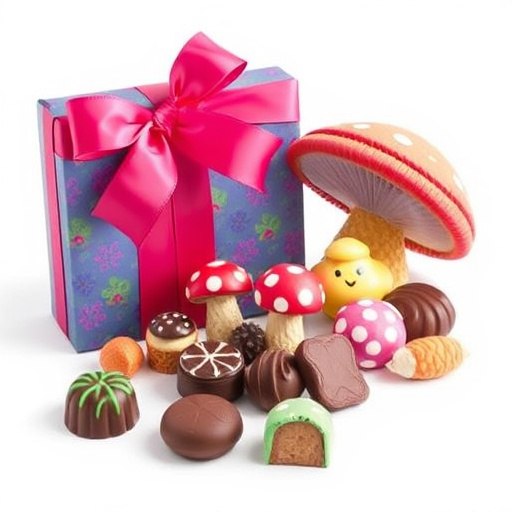 Vibrant Magic Mushroom Chocolates Collection