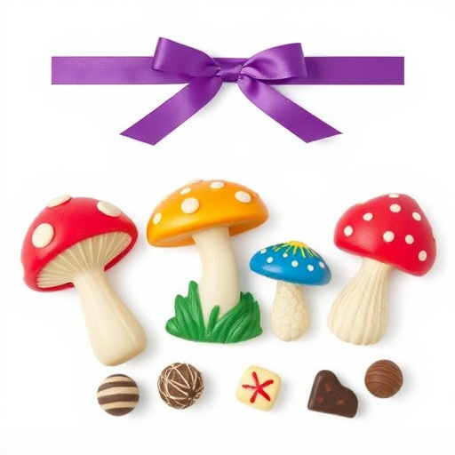 Vibrant Magic Mushroom Chocolates Collection