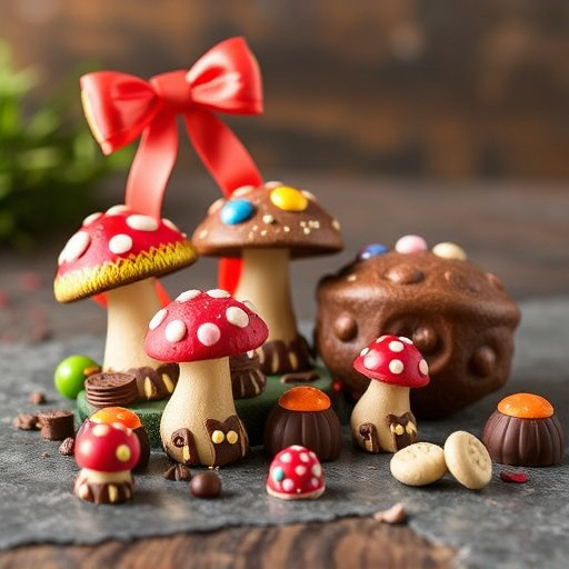 Vibrant Magic Mushroom Chocolates Collection