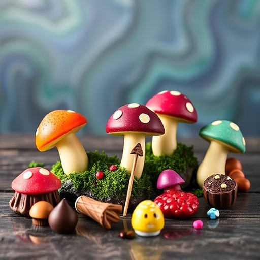 Vibrant Magic Mushroom Chocolates Collection