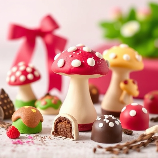 Vibrant Magic Mushroom Chocolates Collection