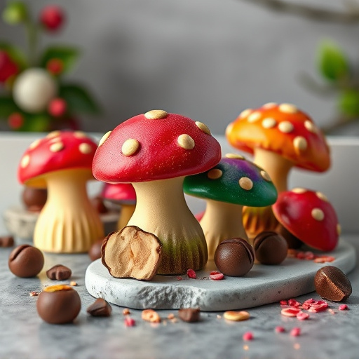 Vibrant Magic Mushroom Chocolates Collection