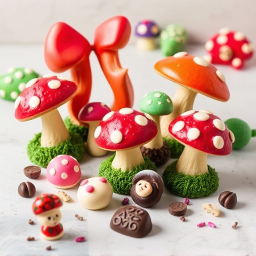 Vibrant Magic Mushroom Chocolates Collection