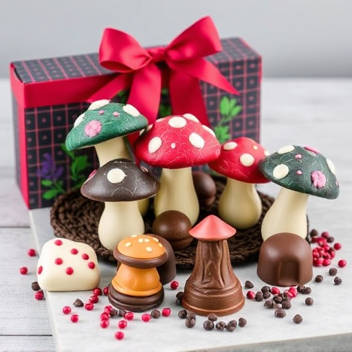 Vibrant Magic Mushroom Chocolates Collection
