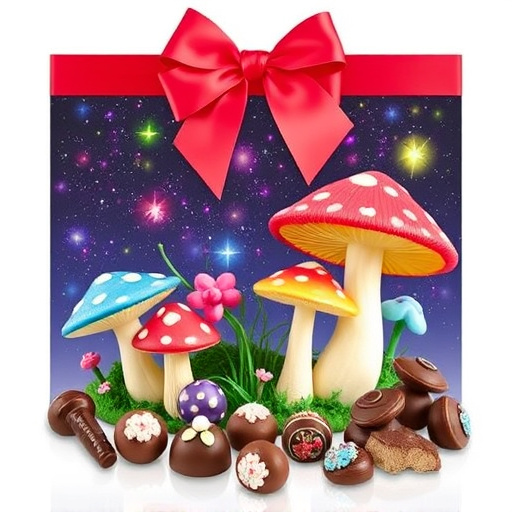 Vibrant Magic Mushroom Chocolates Collection