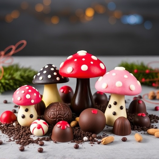Vibrant Magic Mushroom Chocolates Collection