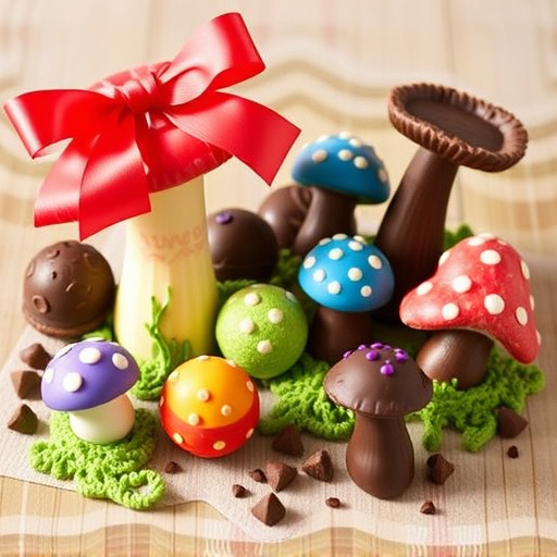 Vibrant Magic Mushroom Chocolates Collection