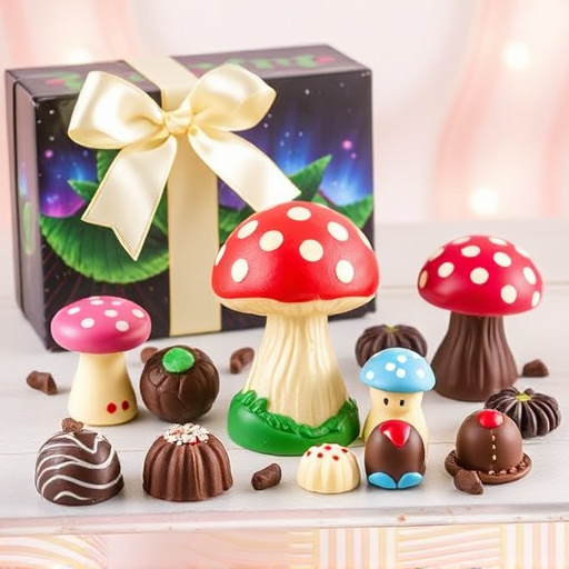 Vibrant Magic Mushroom Chocolates Collection