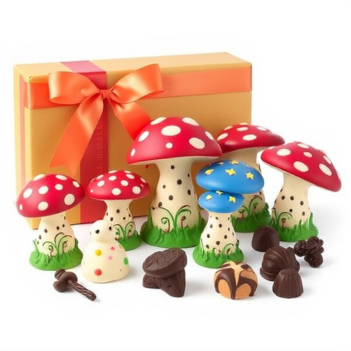 Vibrant Magic Mushroom Chocolates Collection