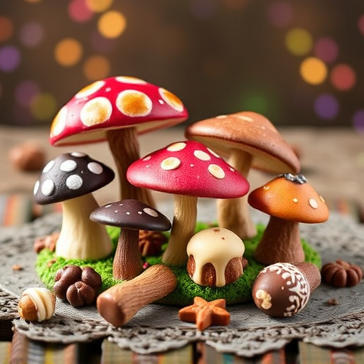 Vibrant Magic Mushroom Chocolates Collection