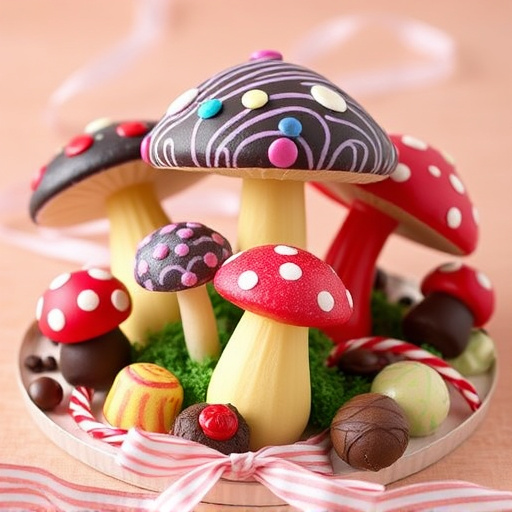 Vibrant Magic Mushroom Chocolates Collection