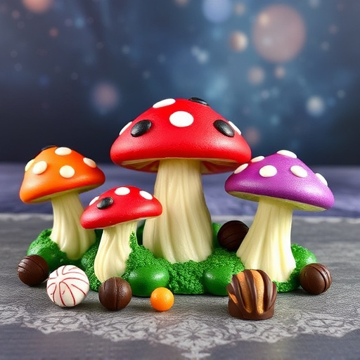 Vibrant Magic Mushroom Chocolates Collection