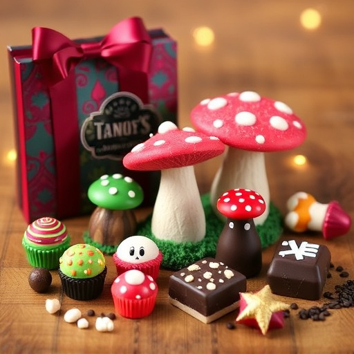 Vibrant Magic Mushroom Chocolates Collection
