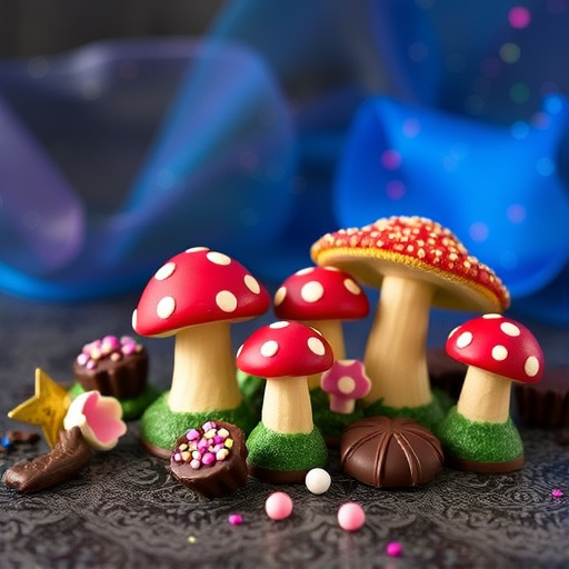 Vibrant Magic Mushroom Chocolates Collection