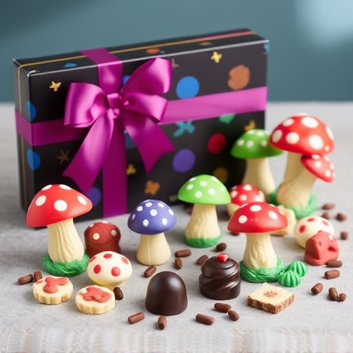Vibrant Magic Mushroom Chocolates Collection
