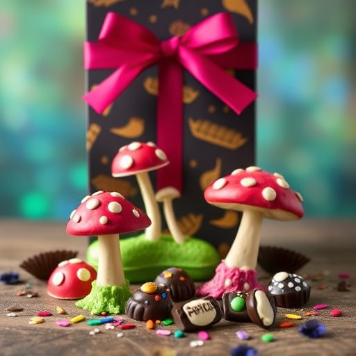 Vibrant Magic Mushroom Chocolates Collection
