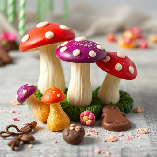 Vibrant Magic Mushroom Chocolates Collection