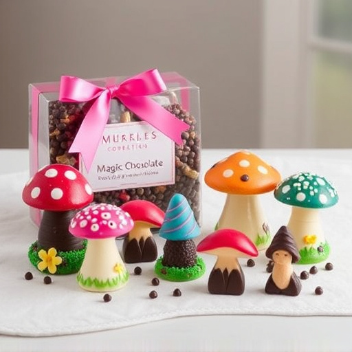 Vibrant Magic Mushroom Chocolates Collection