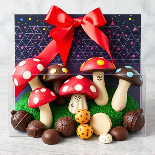 Vibrant Magic Mushroom Chocolates Collection