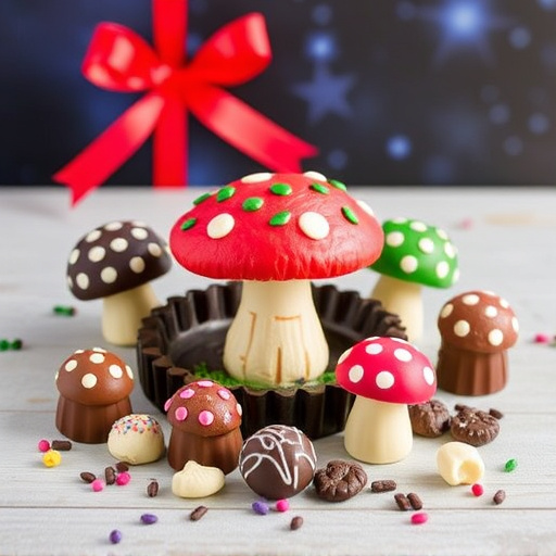 Vibrant Magic Mushroom Chocolates Collection