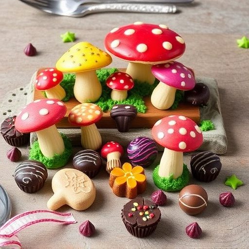 Vibrant Magic Mushroom Chocolates Collection