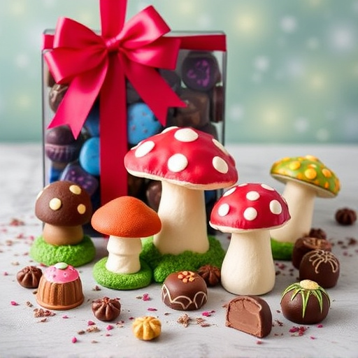 Vibrant Magic Mushroom Chocolates Collection