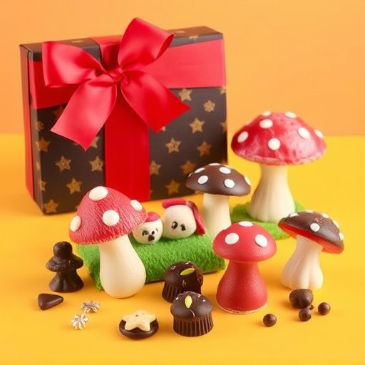 Vibrant Magic Mushroom Chocolates Collection