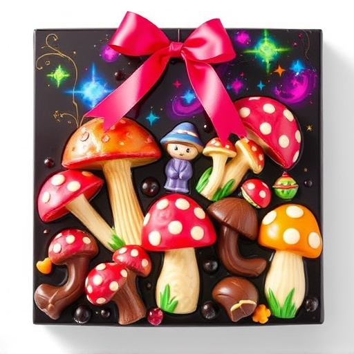 Vibrant Magic Mushroom Chocolates Collection