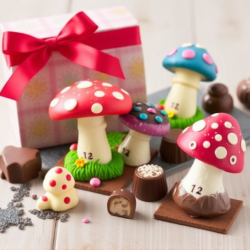 Vibrant Magic Mushroom Chocolates Collection