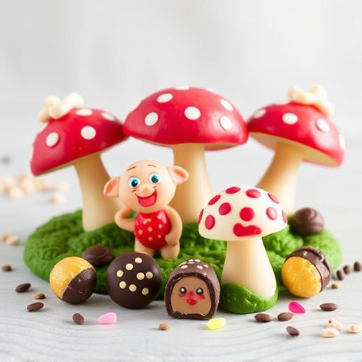 Vibrant Magic Mushroom Chocolates Collection