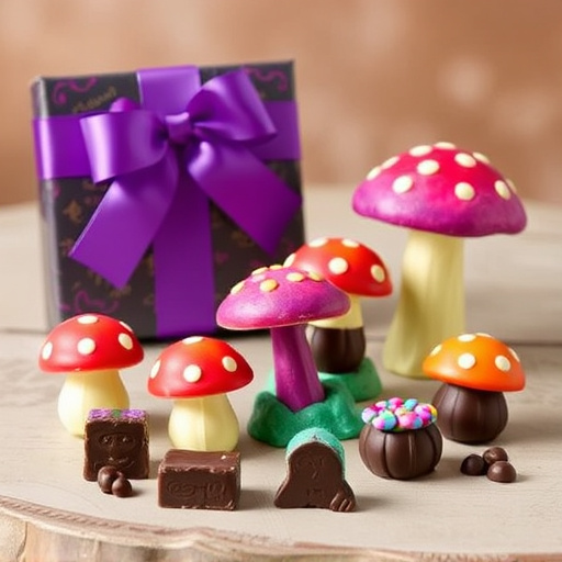 Vibrant Magic Mushroom Chocolates Collection