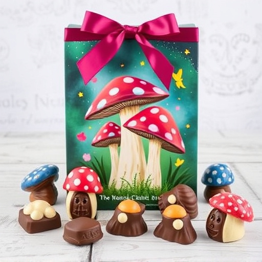 Vibrant Magic Mushroom Chocolates Collection