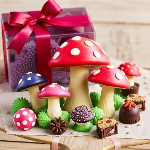Vibrant Magic Mushroom Chocolates Collection