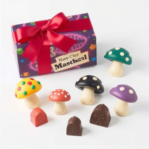 Vibrant Magic Mushroom Chocolates Collection