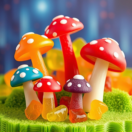 Vibrant Magic Mushroom Gummies Collection