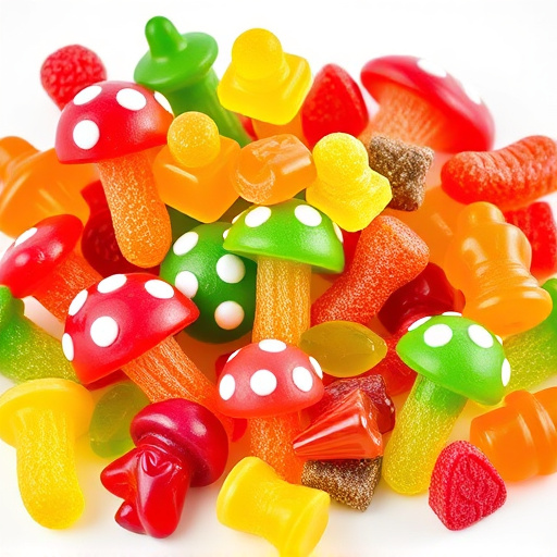 Vibrant Magic Mushroom Gummies Collection