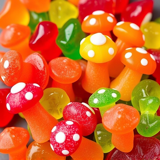 Vibrant Magic Mushroom Gummies Collection