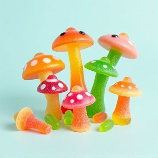 Vibrant Magic Mushroom Gummies Collection