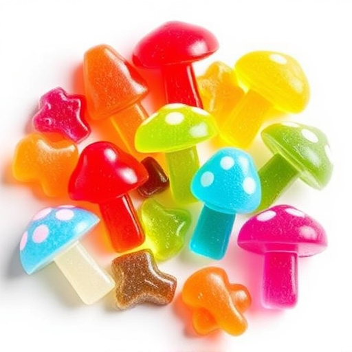 Vibrant Magic Mushroom Gummies Collection