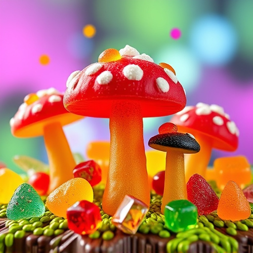 Vibrant Magic Mushroom Gummies Collection