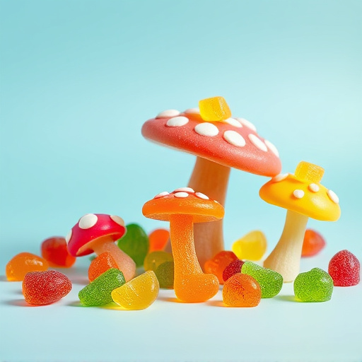 Vibrant Magic Mushroom Gummies Collection