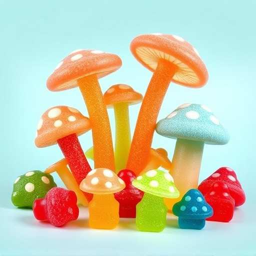 Vibrant Magic Mushroom Gummies Collection