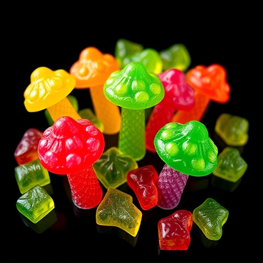 Vibrant Magic Mushroom Gummies Collection