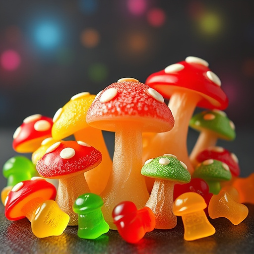Vibrant Magic Mushroom Gummies Collection