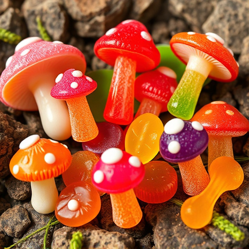 Vibrant Magic Mushroom Gummies Collection