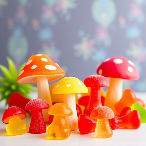Vibrant Magic Mushroom Gummies Collection