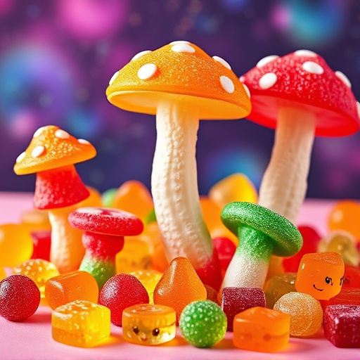 Vibrant Magic Mushroom Gummies Collection