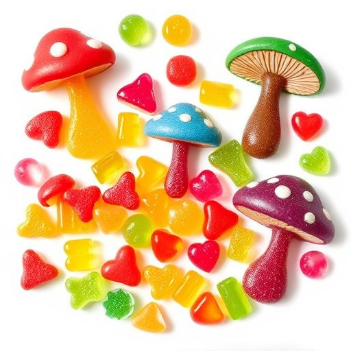 Vibrant Magic Mushroom Gummies Collection