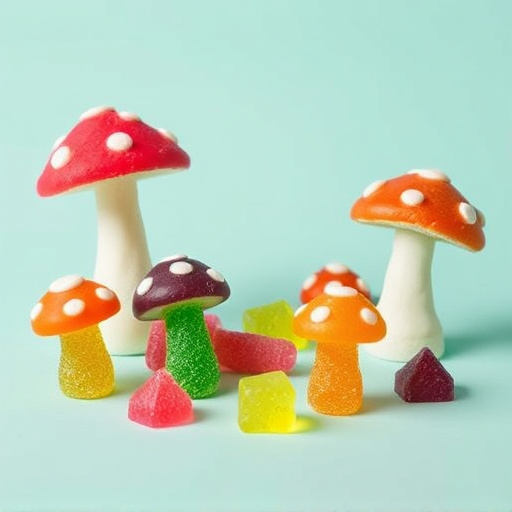 Vibrant Magic Mushroom Gummies Collection