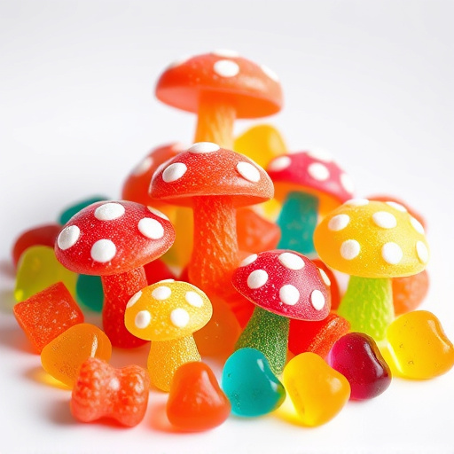 Vibrant Magic Mushroom Gummies Collection